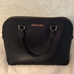 Michael Kors Cindy Large Saffiano Leather Dome Satchel